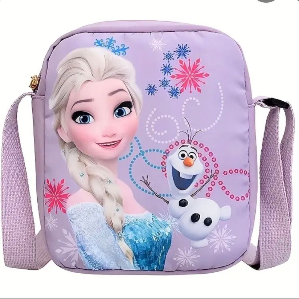 Kids Disney Purple Frozen Elsa Bag Purse